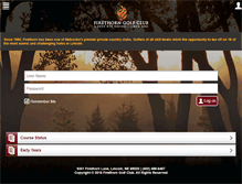 Tablet Screenshot of firethorngolfclub.com